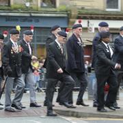 The Remembrance Sunday event in Bury