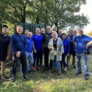 Lorraine Roach and her Wickes colleagues have tidied up St Johns In The Wilderness Cemetery in Ramsbottom