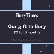 Bury Times readers can subscribe for just £3 for 3 months in this flash sale