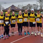Radcliffe runners who took part in the Stockport 10