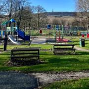 The newly refurbished play area at Nuttall Park in Ramsbottom