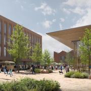 An artist impression of the Prestwich regeneration project