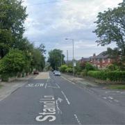 The biker was allegedly seen on Stand Lane, Radcliffe