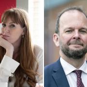Labour deputy leader Angela Rayner and Bury North MP James Daly