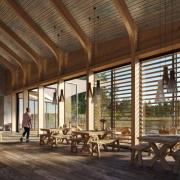 Plans for a lakeside café have been lodged