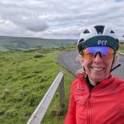 Lisa Carter completed a cycle event across 'most of the North'