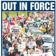 The front page of ther Bury Times on April 6, 2006