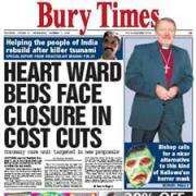 Another ward to close: How we revealed the news in the Bury Times on Thursday