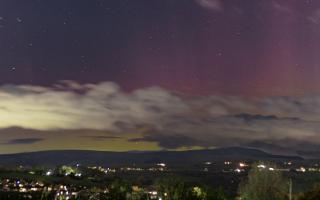 Dave Lawrence captured this gorgeous snap of the Northern Lights over East Lancashire