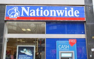 Nationwide banking customers have reported issues with transferring money, delayed payments and deposits. Photo of a Nationwide bank, via PA/Paul Faith.