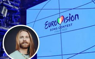Get a first look at Sam Ryders UK Eurovision Act ahead of the Grand Final (PA)