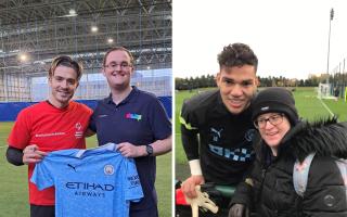 Bury Special Olympics branch meet Manchester City stars