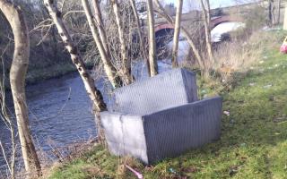 Fly-tipped waste