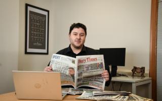 Bury Times editor Richard Duggan