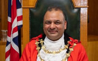 Newly appointed Mayor of Bury Cllr Khalid Hussain