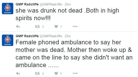 STRANGE: GMP Radcliffe reported the incident on twitter