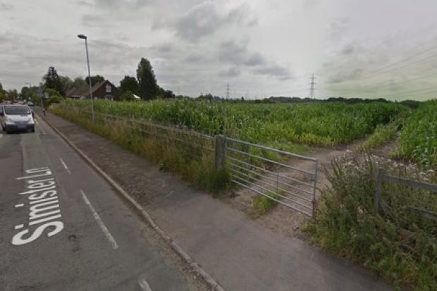 Simister Lane in Simister, where 2,398 houses could be built as part of the Greater Manchester Spatial Framework plan. Picture courtesy of Google Street View