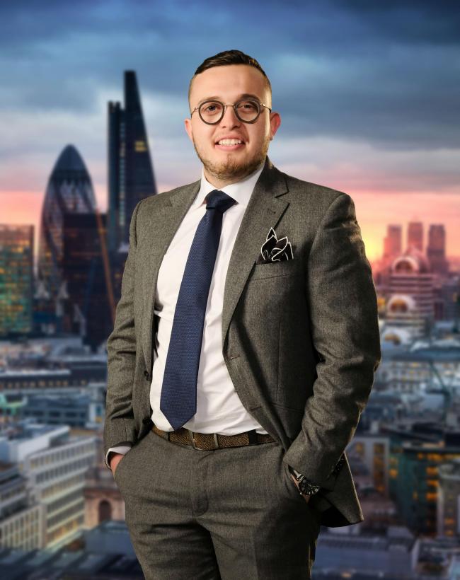 Charles Burns has made it through to the seventh episode of The Apprentice. Photo credit of the BBC.